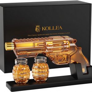 grenade whiskey decanter