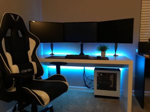 mancave gaming setup