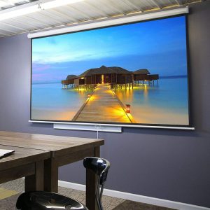 mancave projector screen