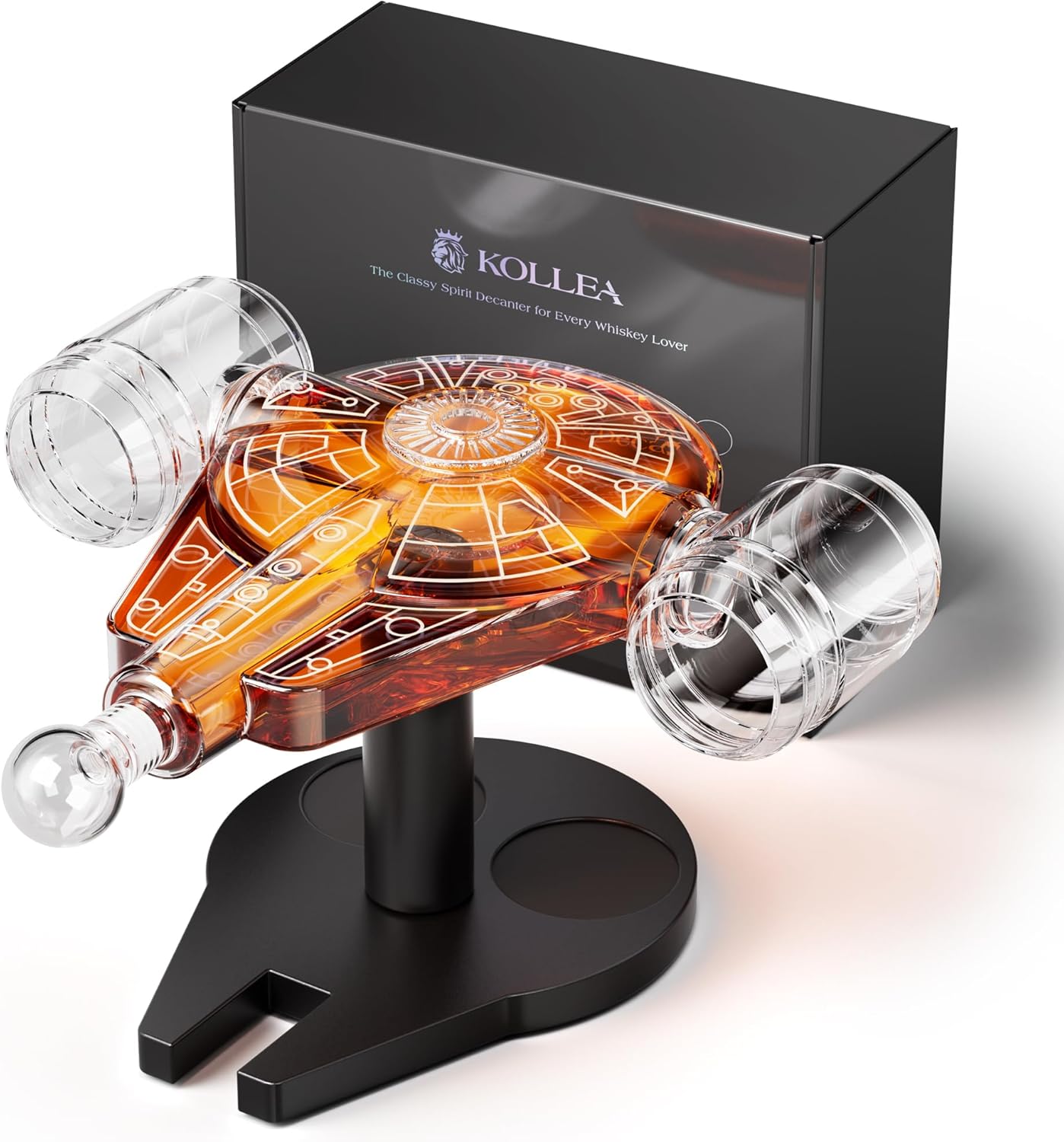 spaceship whiskey decanter set 1 decanter